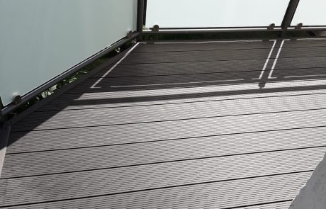 Balkone Gelaender Flas Edelstahl Handlauf